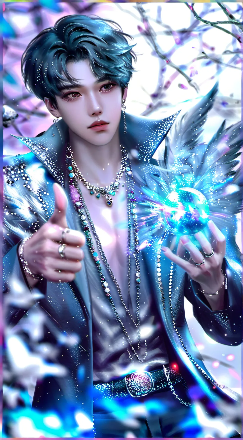 ai character: BTS background