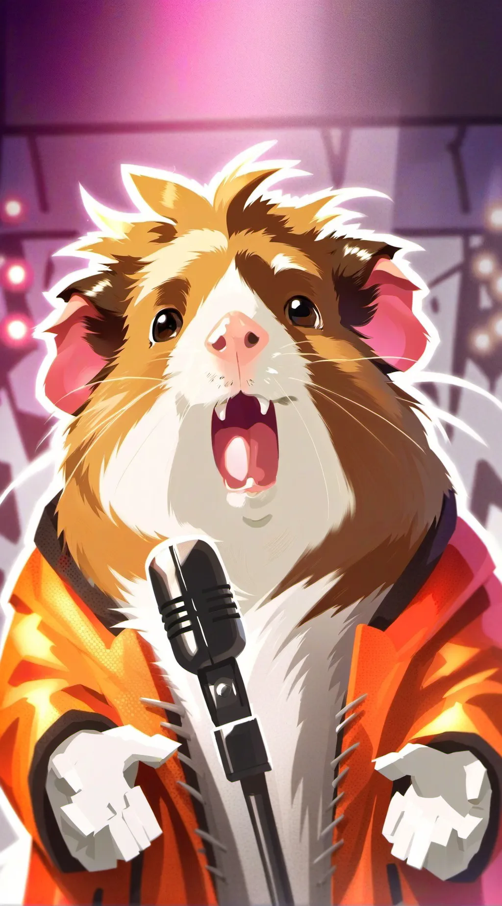 ai character: Crispy background