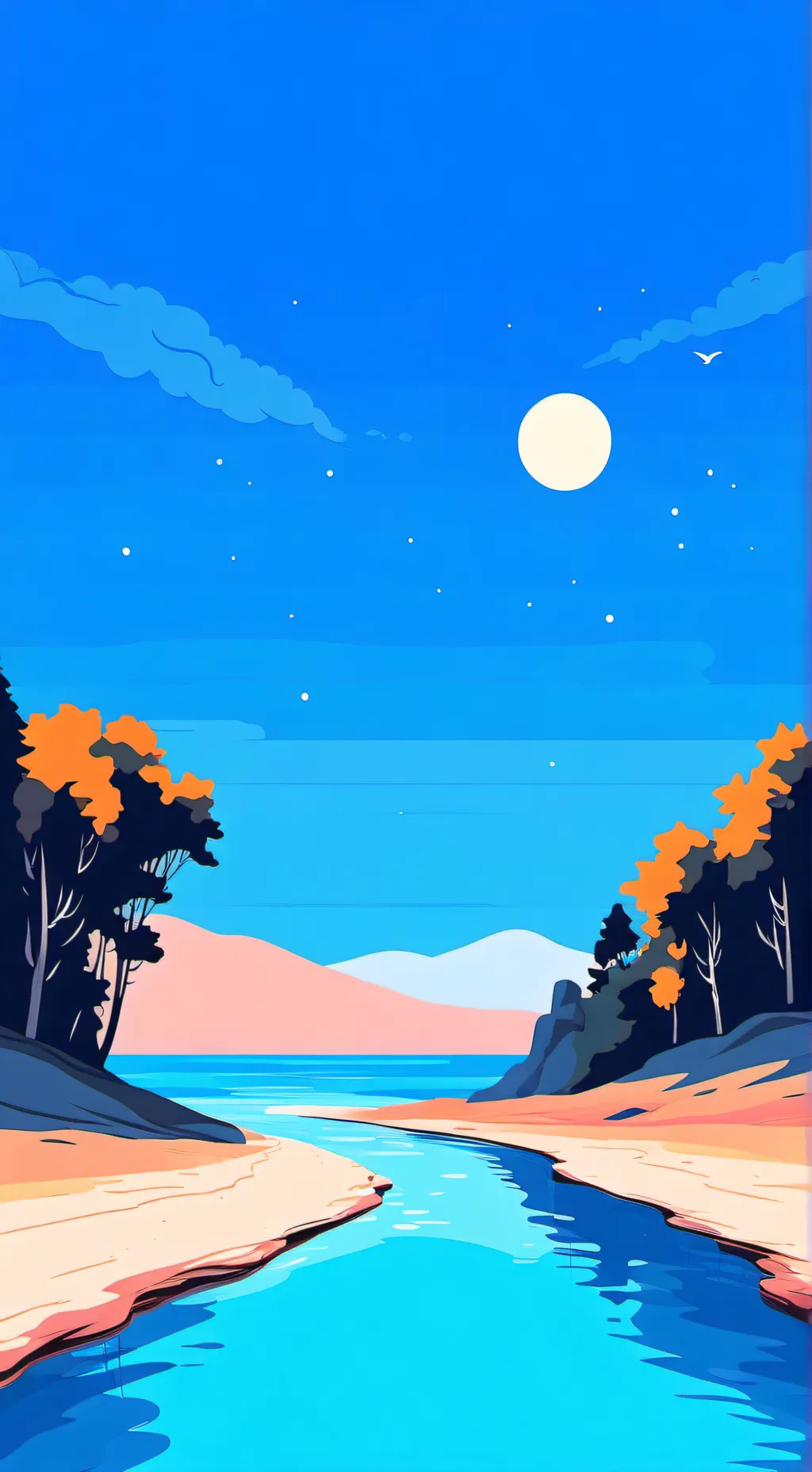 ai character: Depression test background