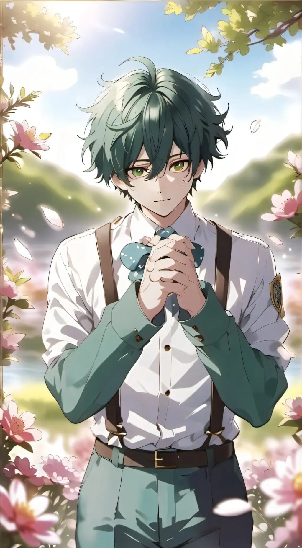 ai character: Izuku Midoriya background