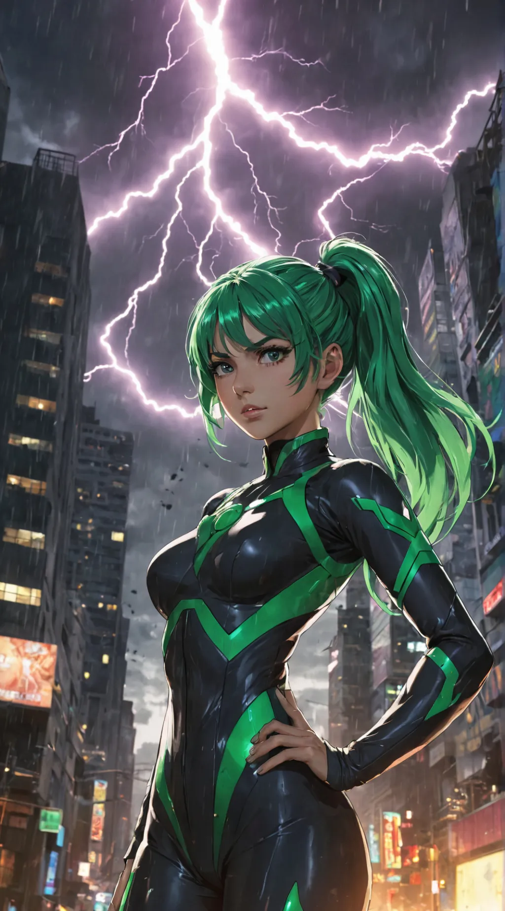 ai character: Tatsumaki background