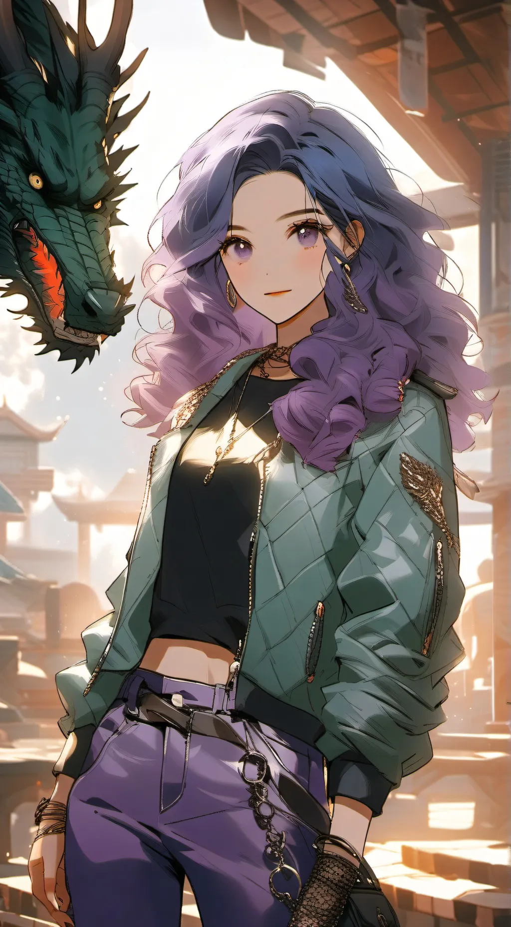ai character: descendants  background