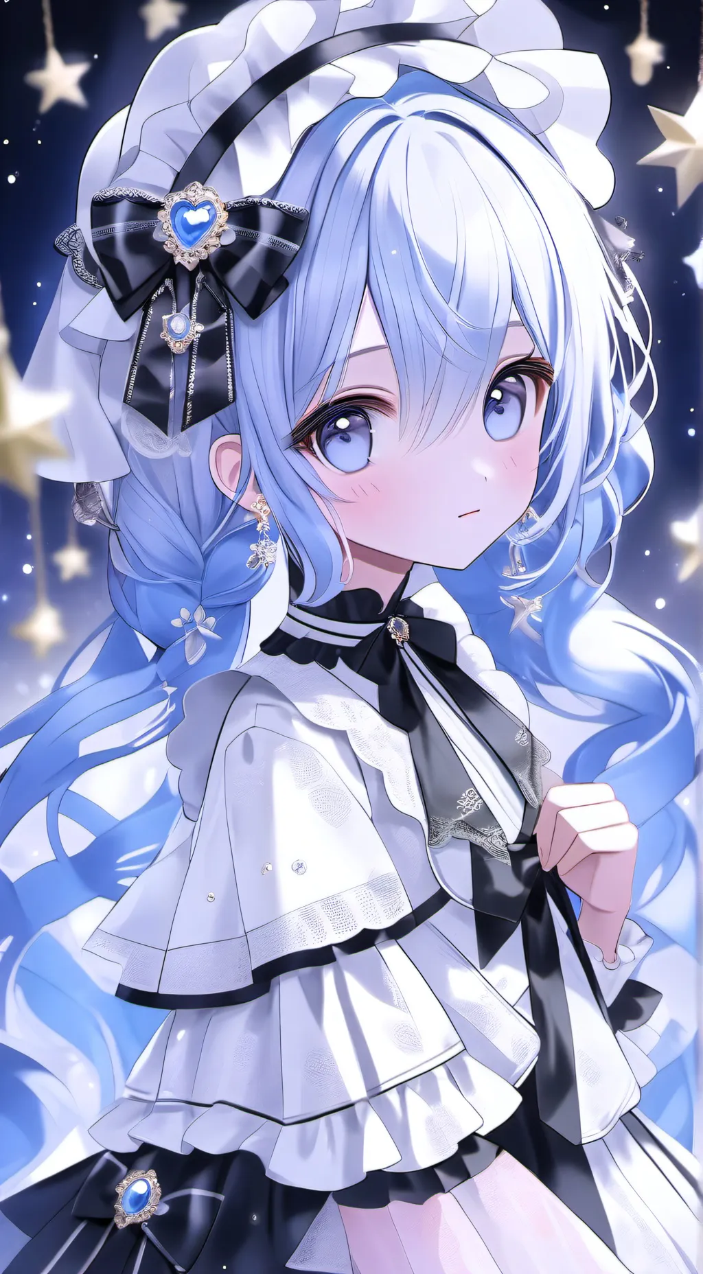 ai character: Meli hakumo  background