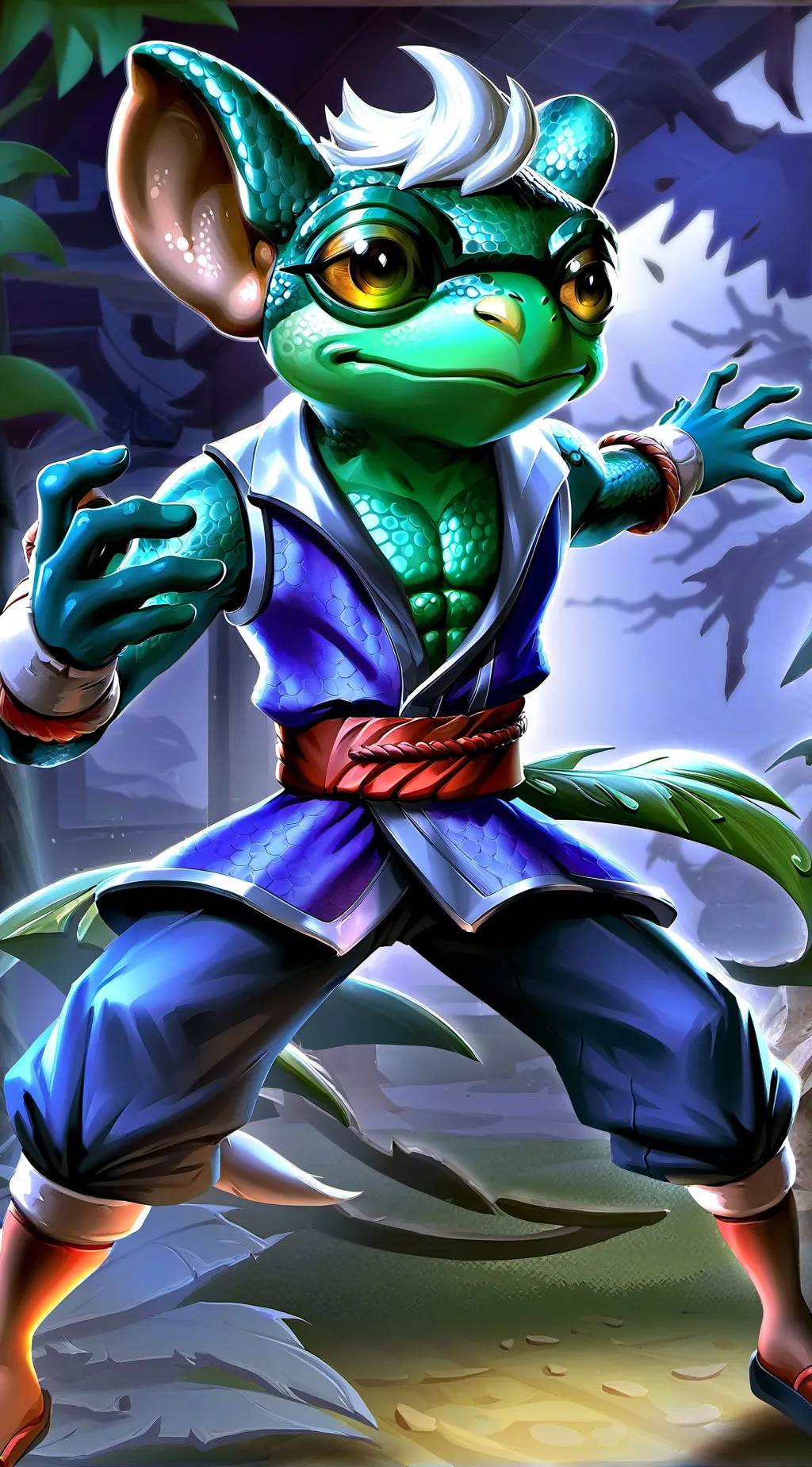 ai character: la Otaku  background