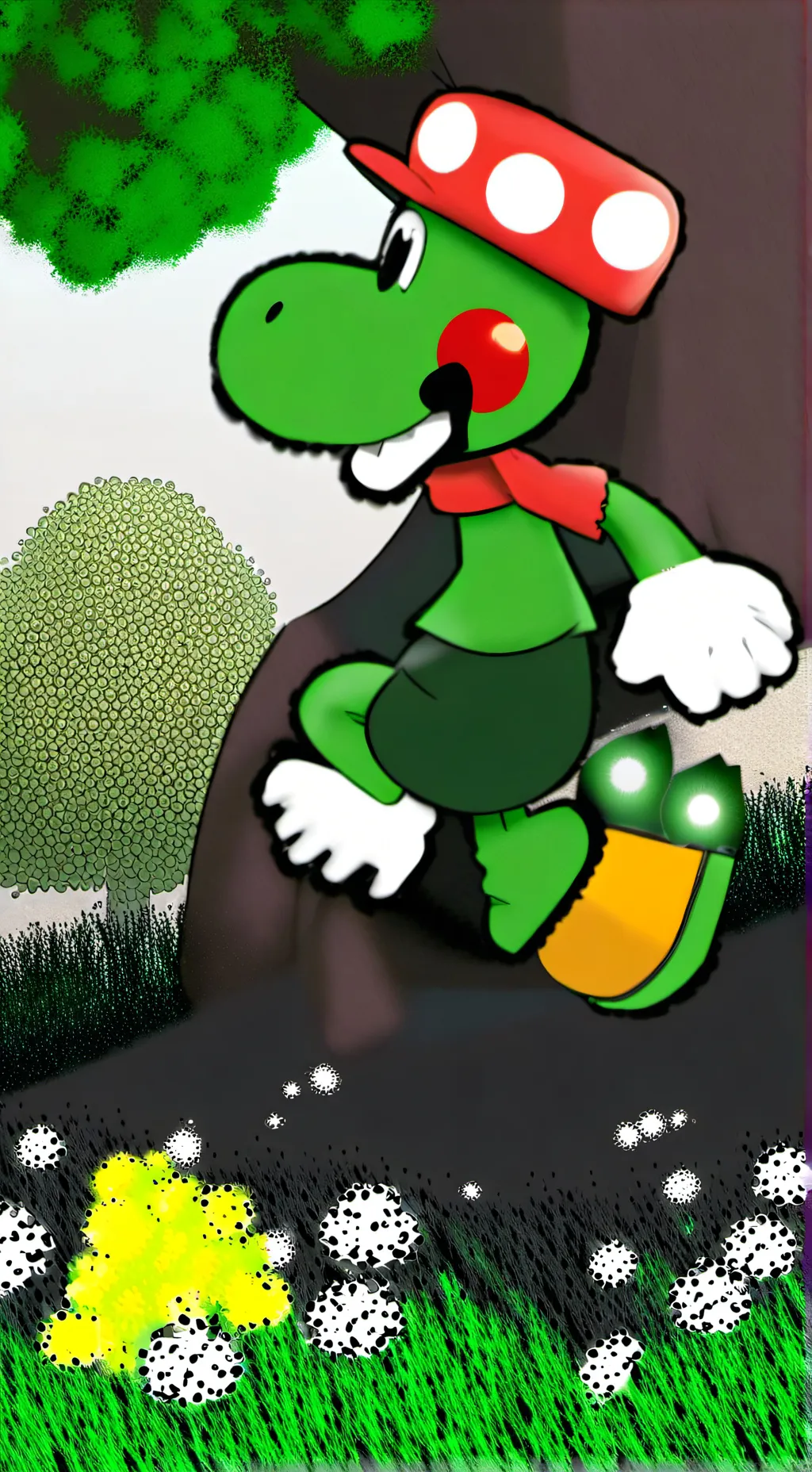 ai character: Yoshi background