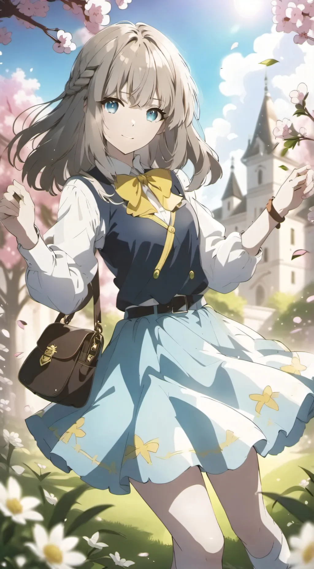 ai character: ￼ magic School background
