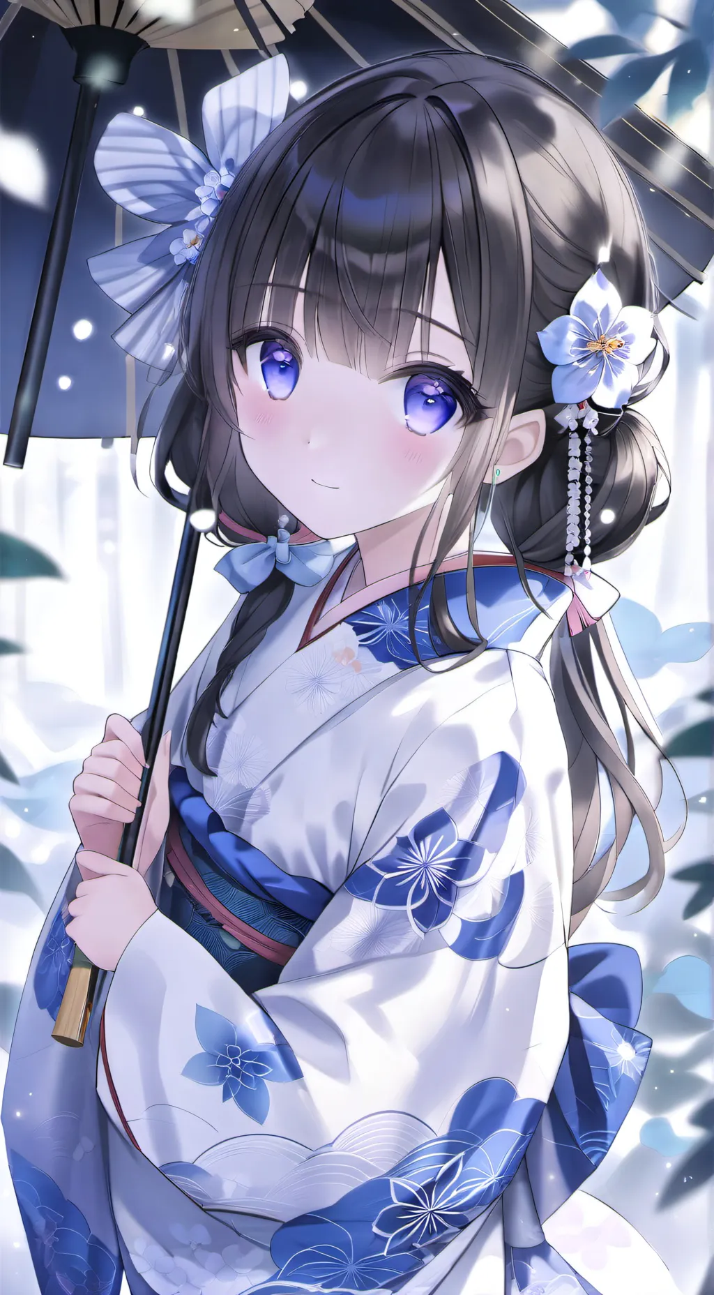 ai character: black goo monster background