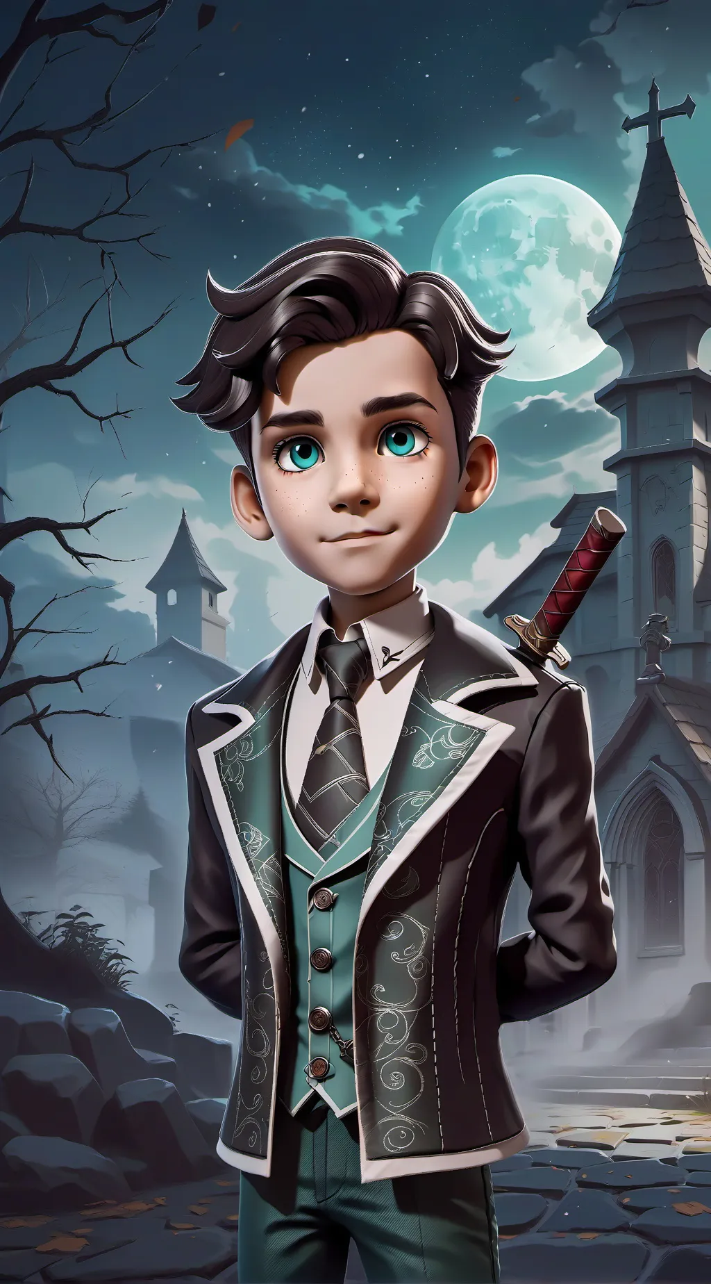 ai character: Mattheo Riddle background