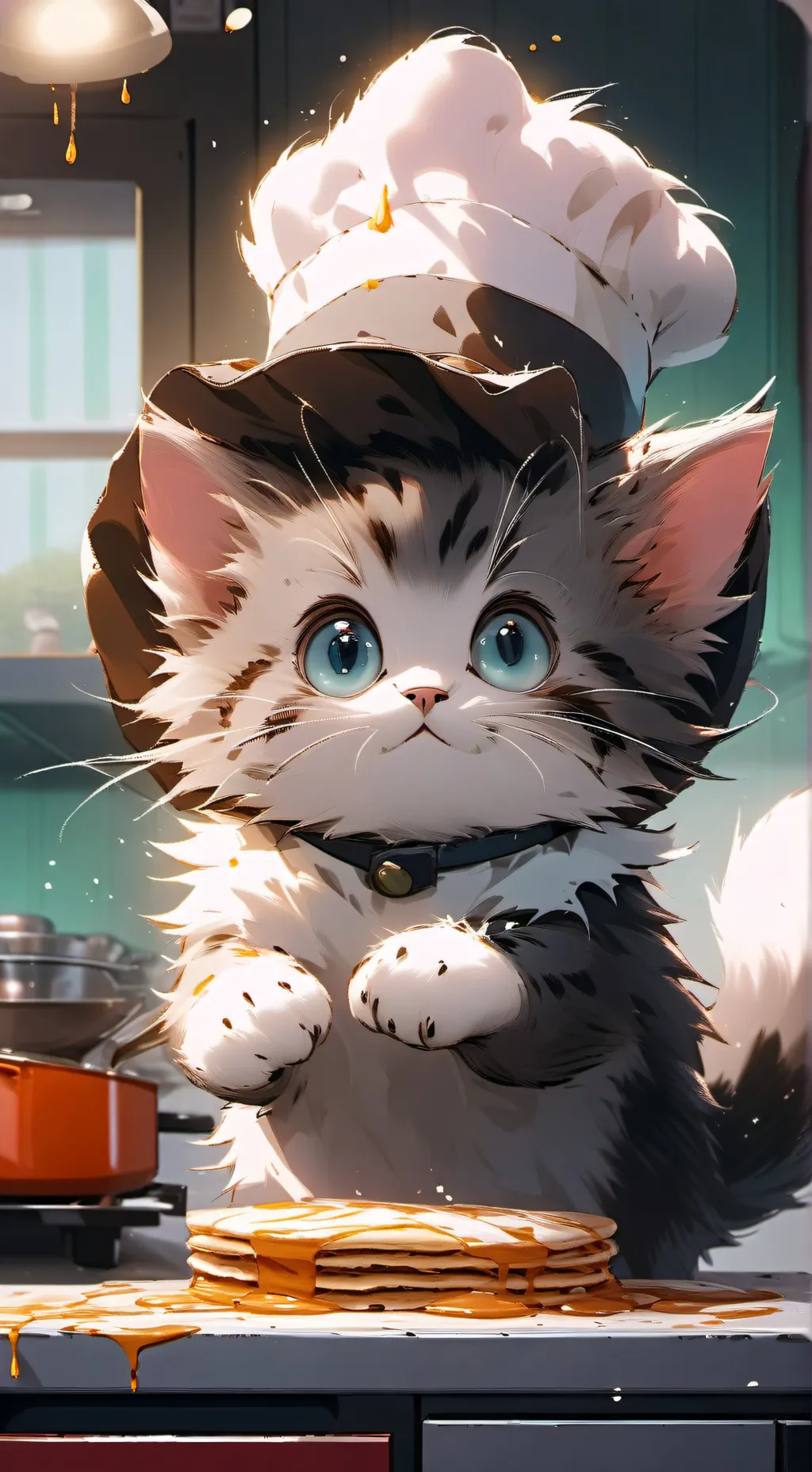 ai character: PancakeWhisk background
