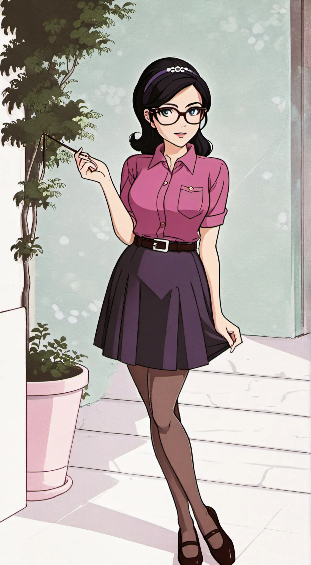 ai character: Miss Pauling  background