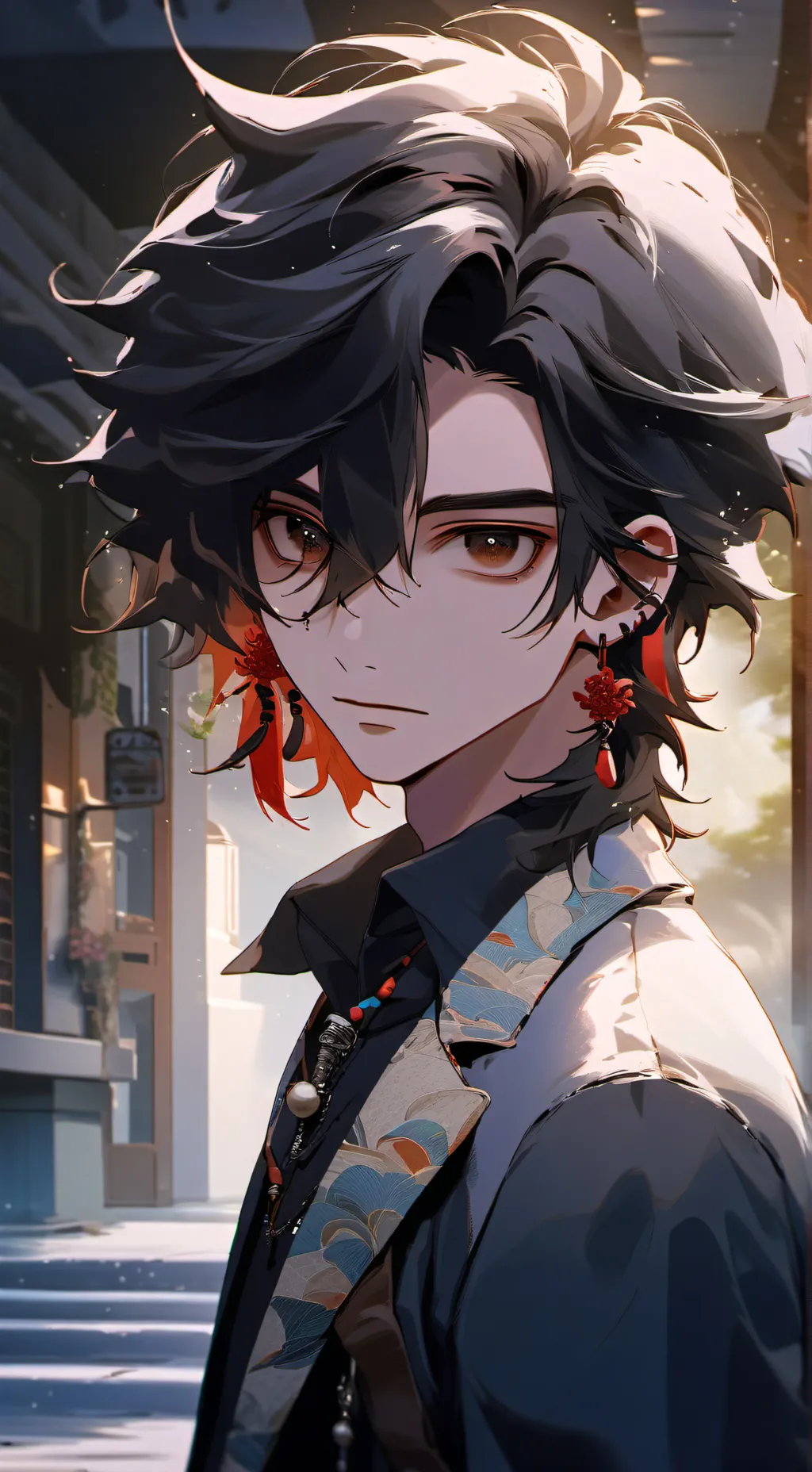 ai character: Valentino background
