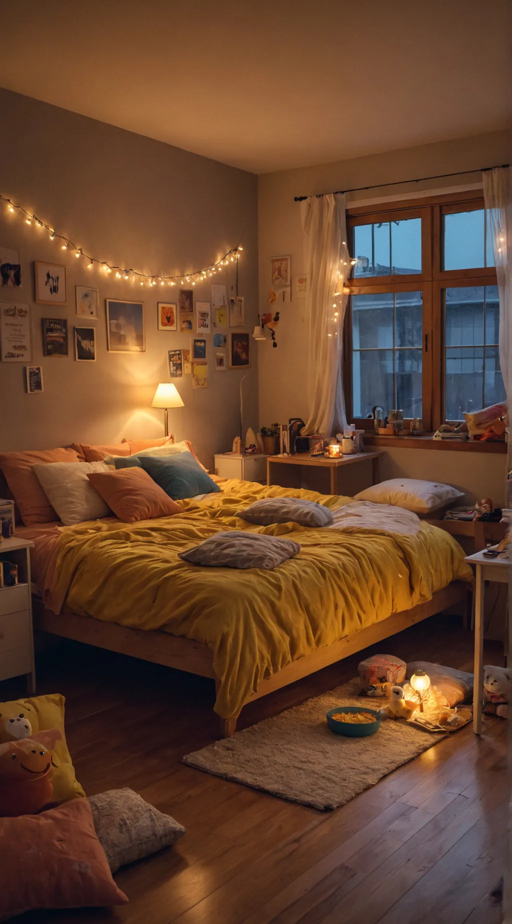 ai character: Sleepover🌌 background