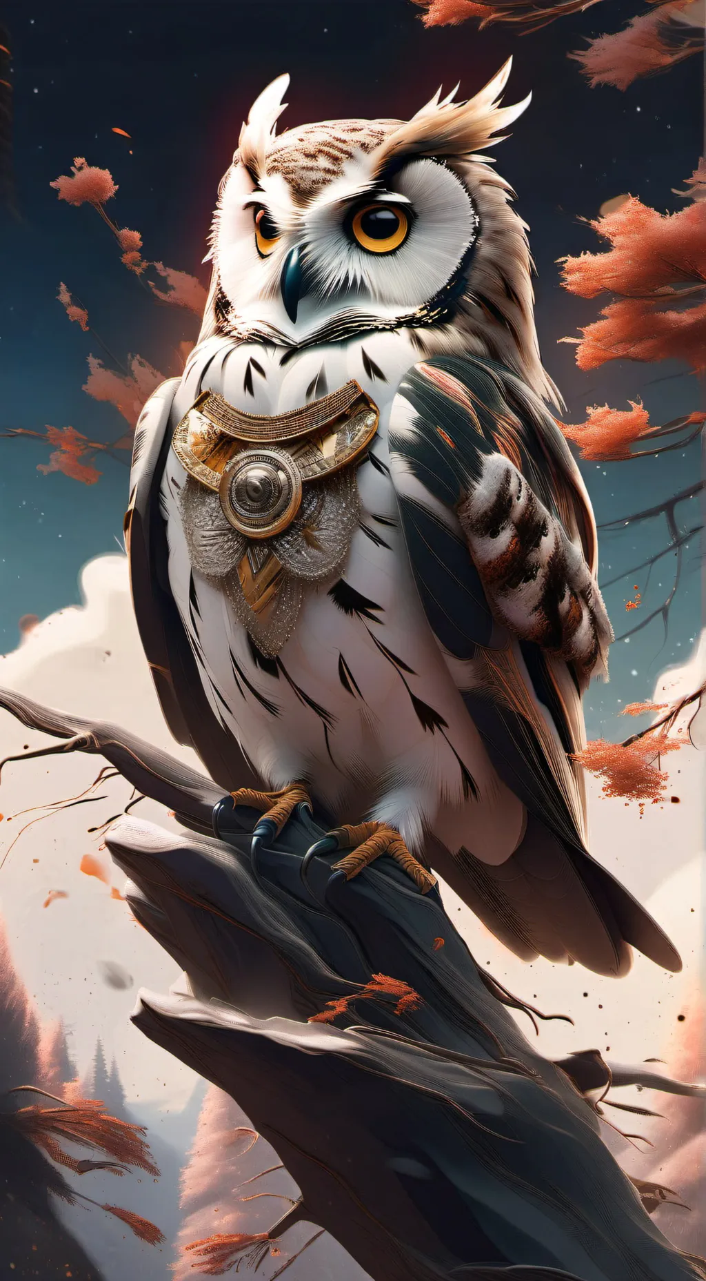 ai character: Not owl 2.0 background