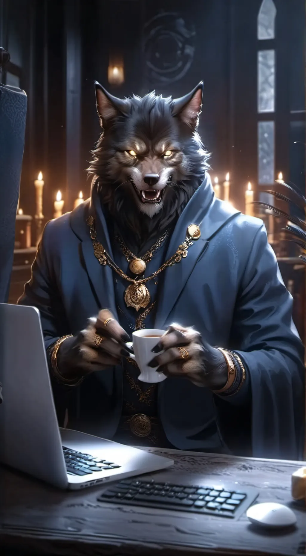 ai character: Howl background