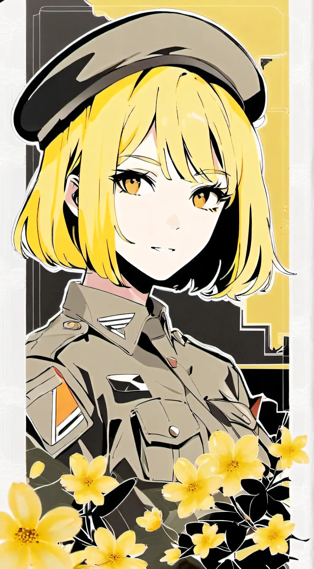 ai character: world war 3 background