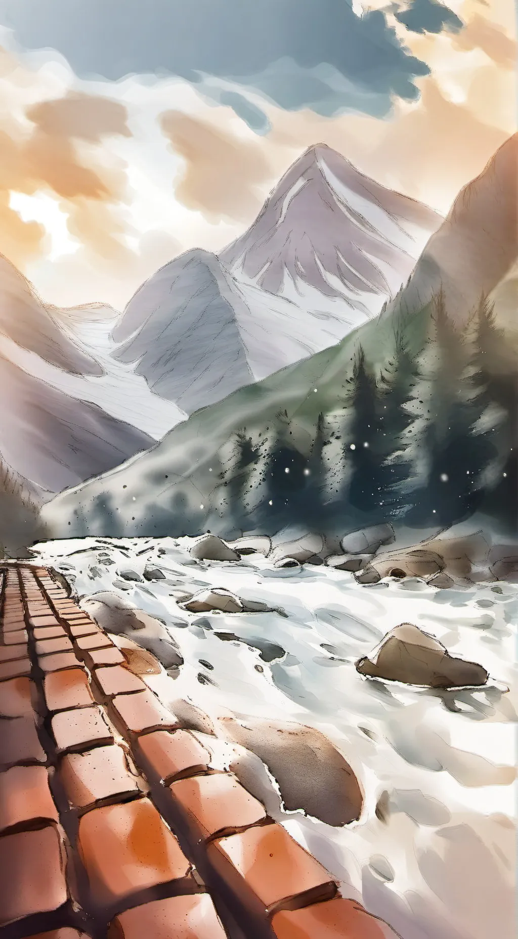 ai character: A Wall background