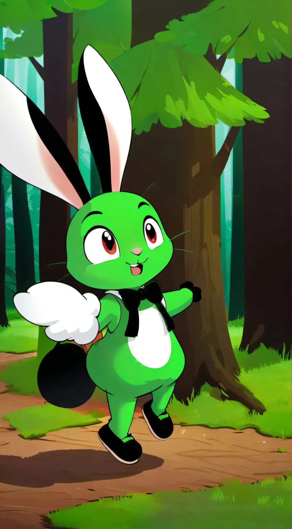 ai character: Hoppy Hopscotch  background