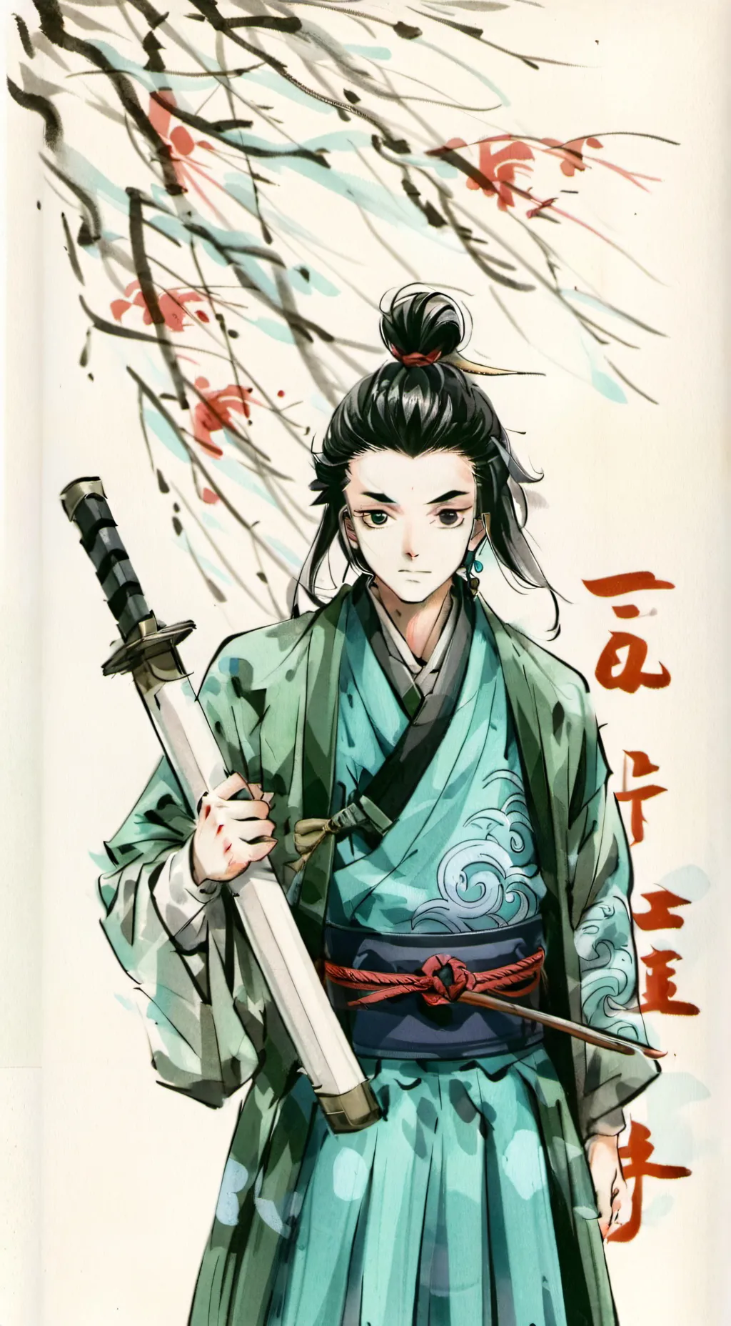ai character: Hashira's estate background