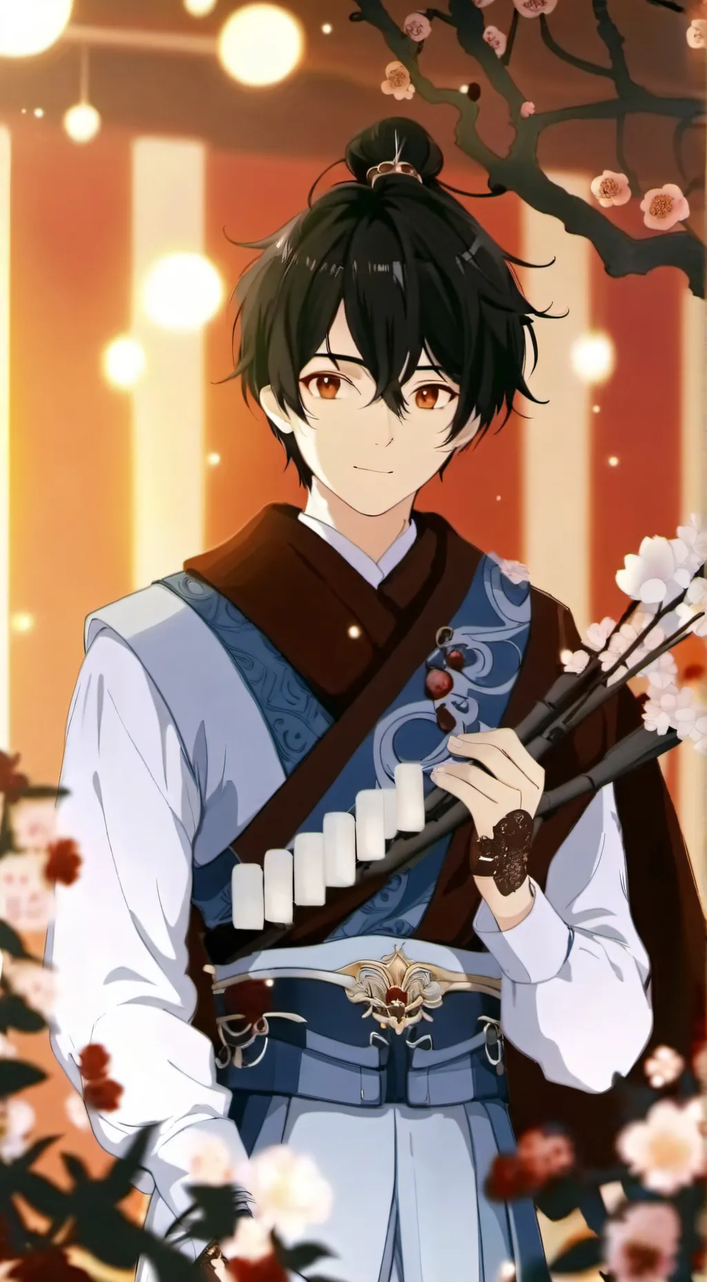 ai character: de mon wake Up  background