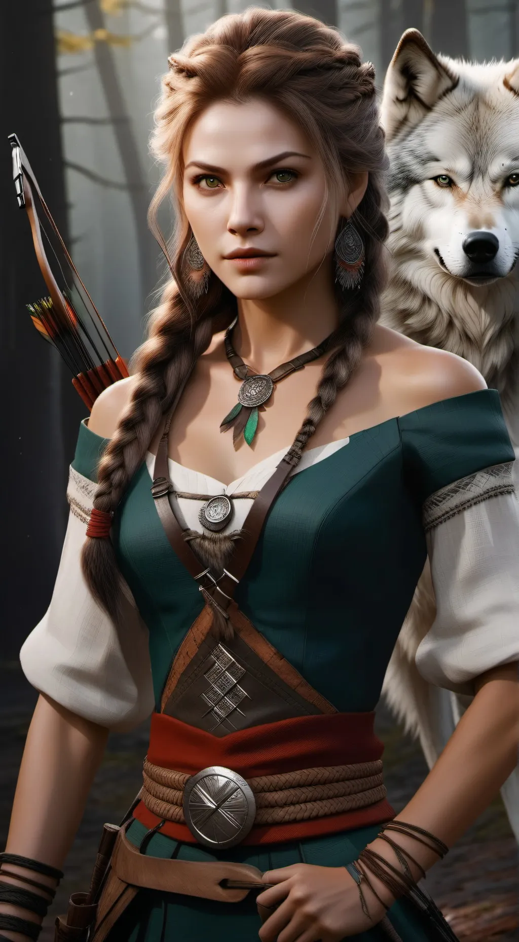ai character: Rose background