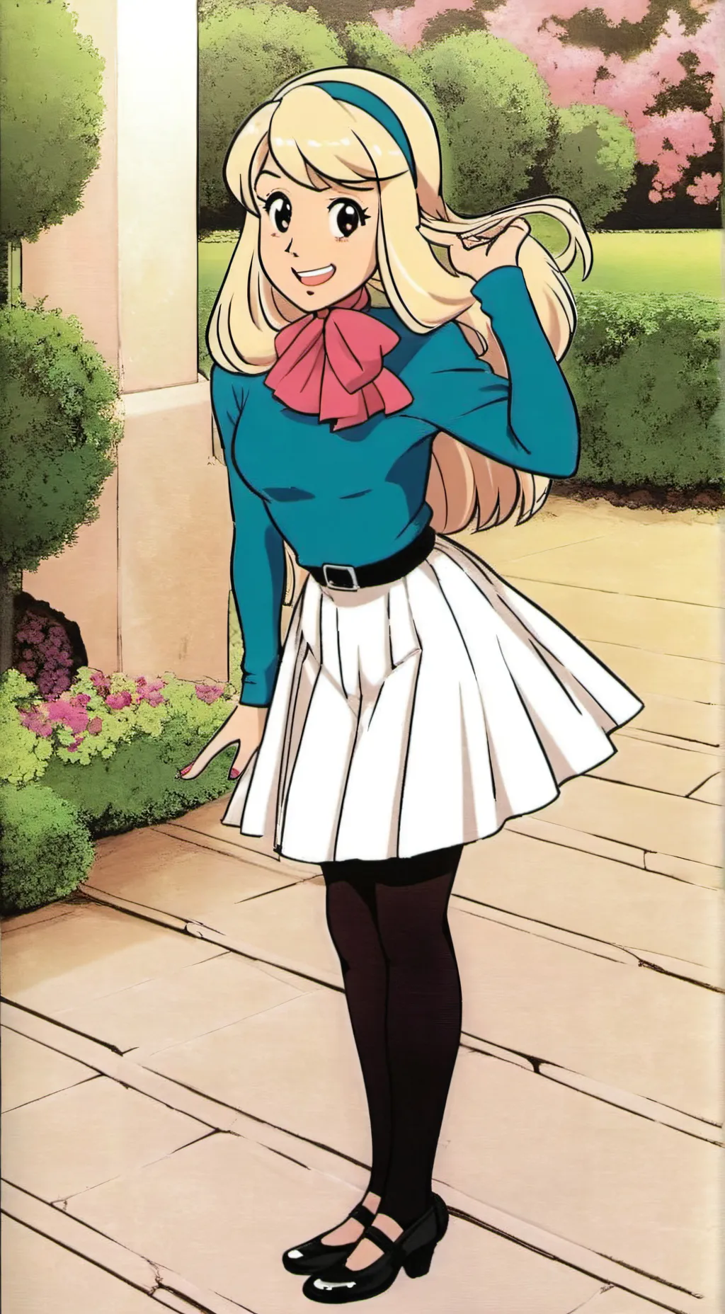 ai character: Alana Quintanilla  background