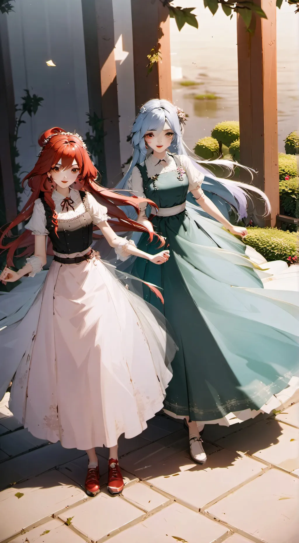 ai character: Arian and Max background