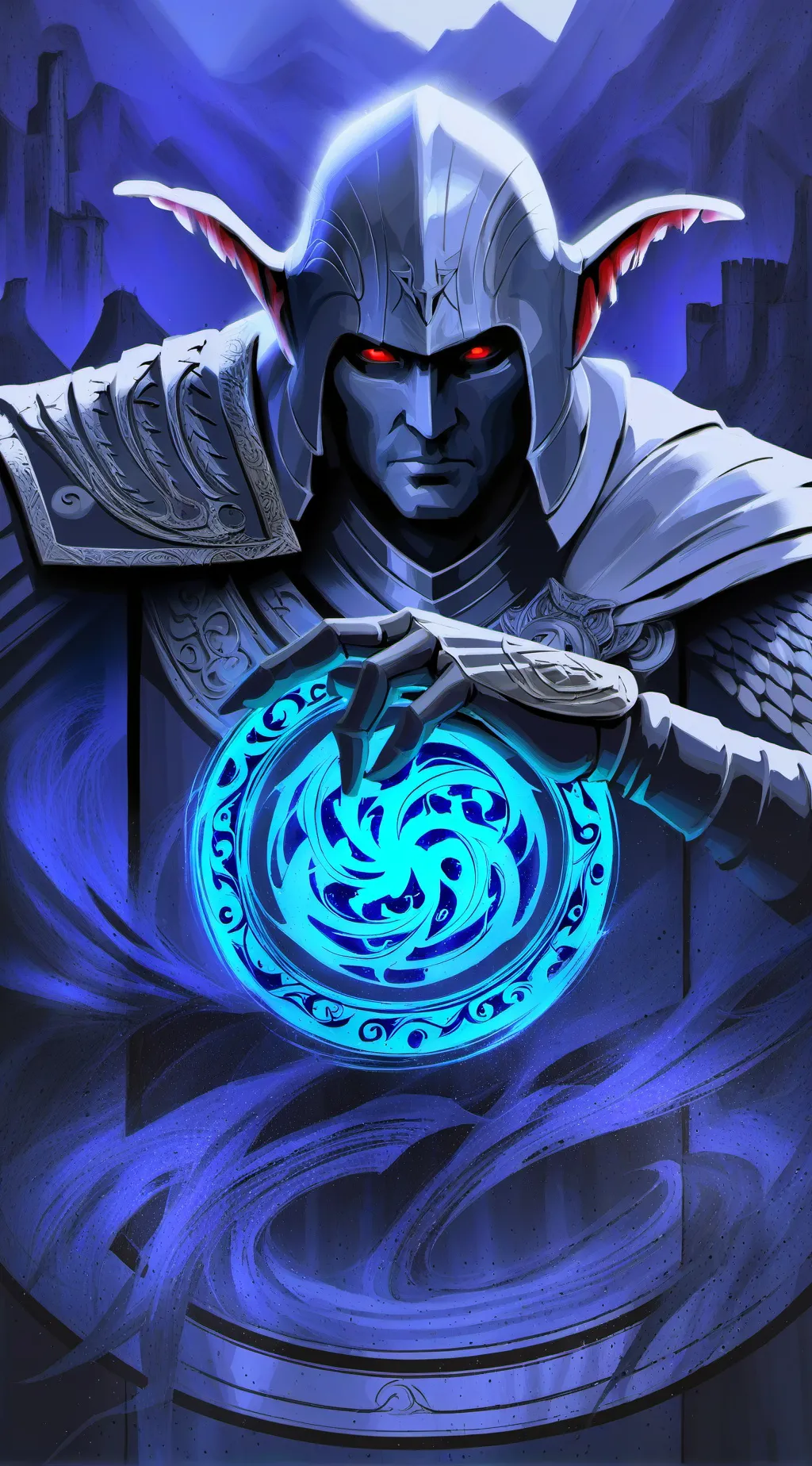 ai character: shrimpo  background