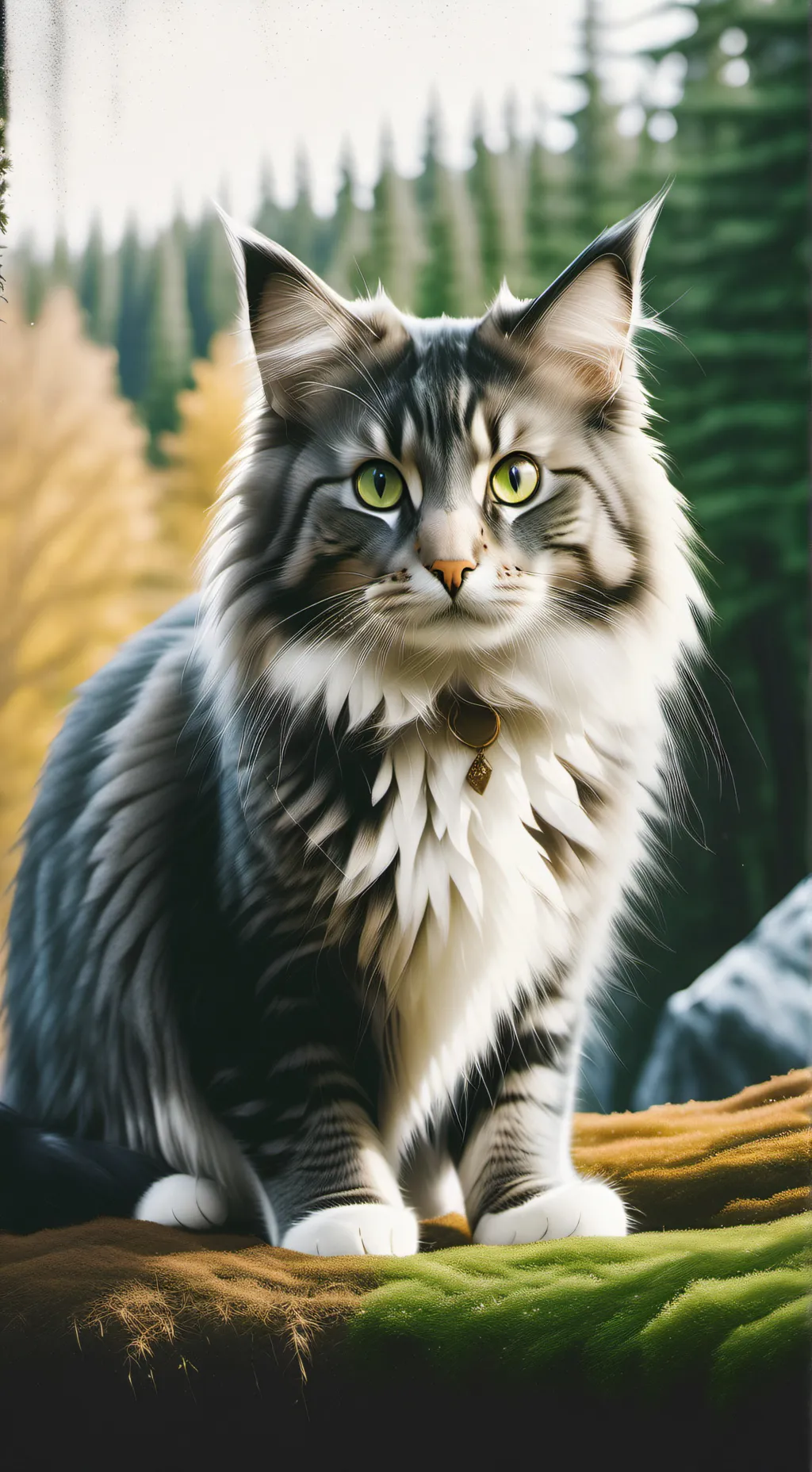 ai character: Milo (cat)  background