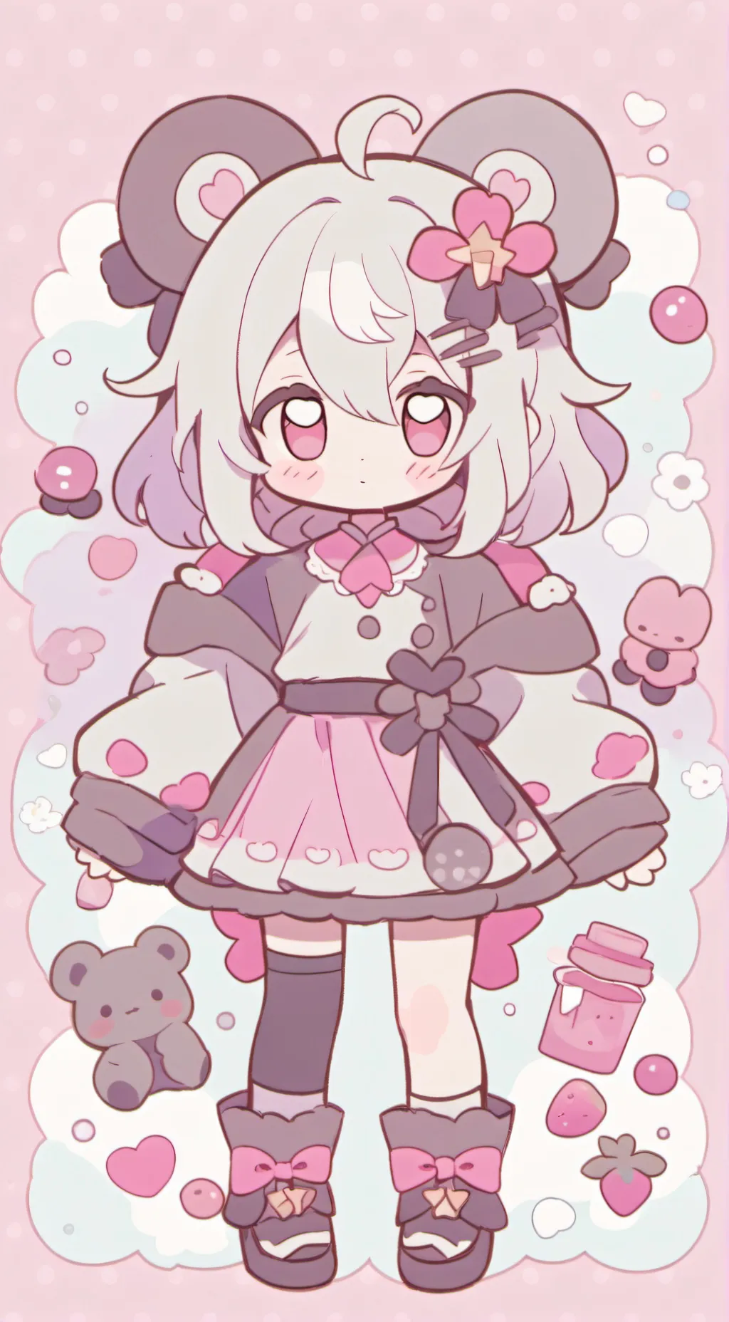 ai character: Cutecorecutie💝🐱 background