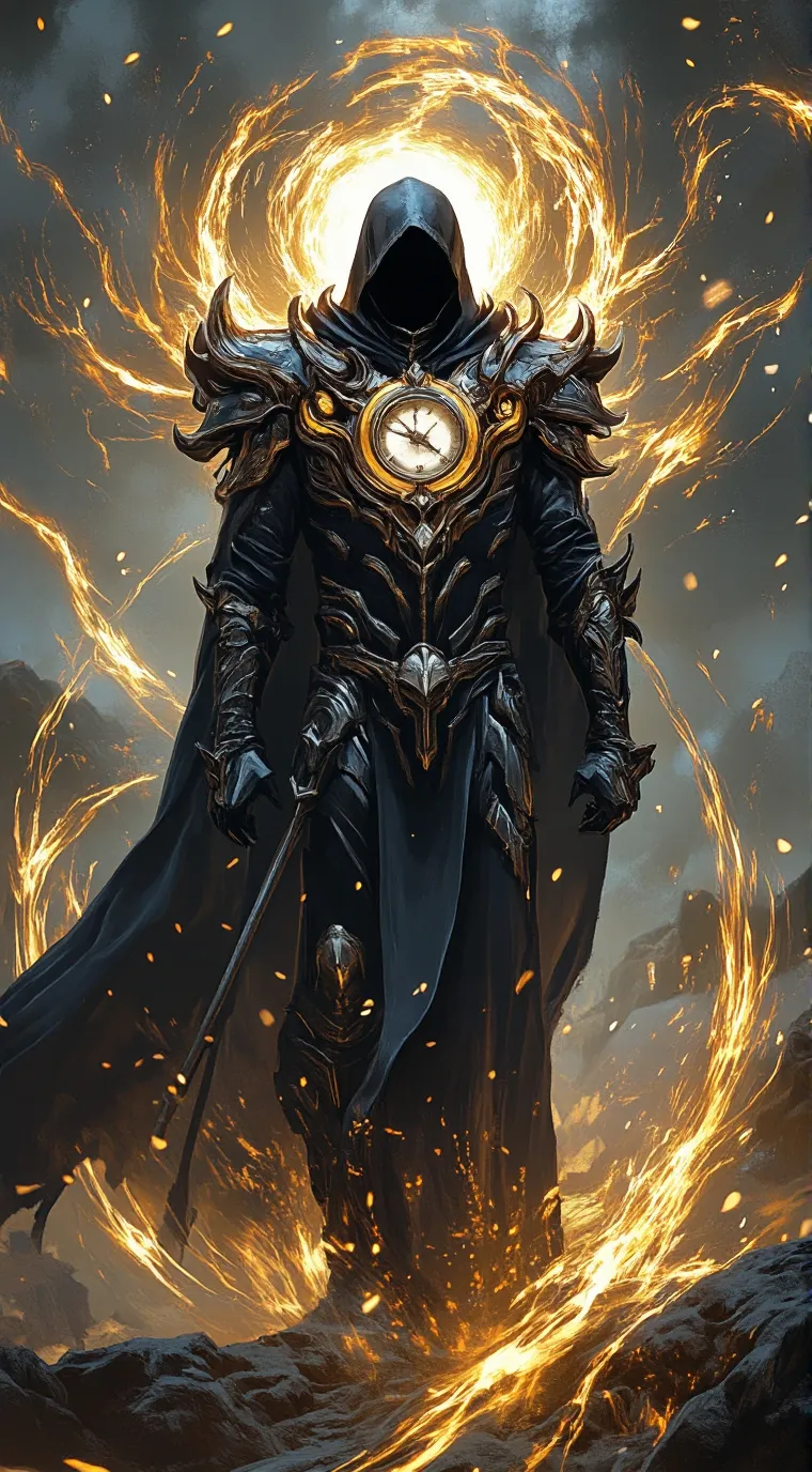 ai character: The Time. background