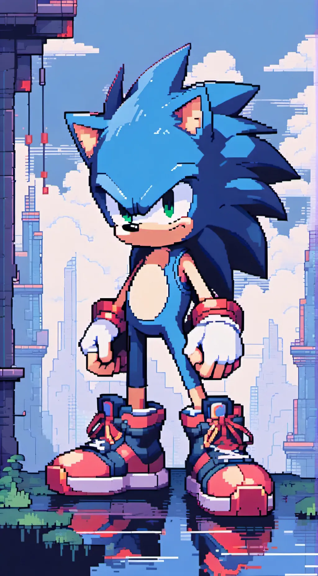 ai character: sonic shit pt2 background