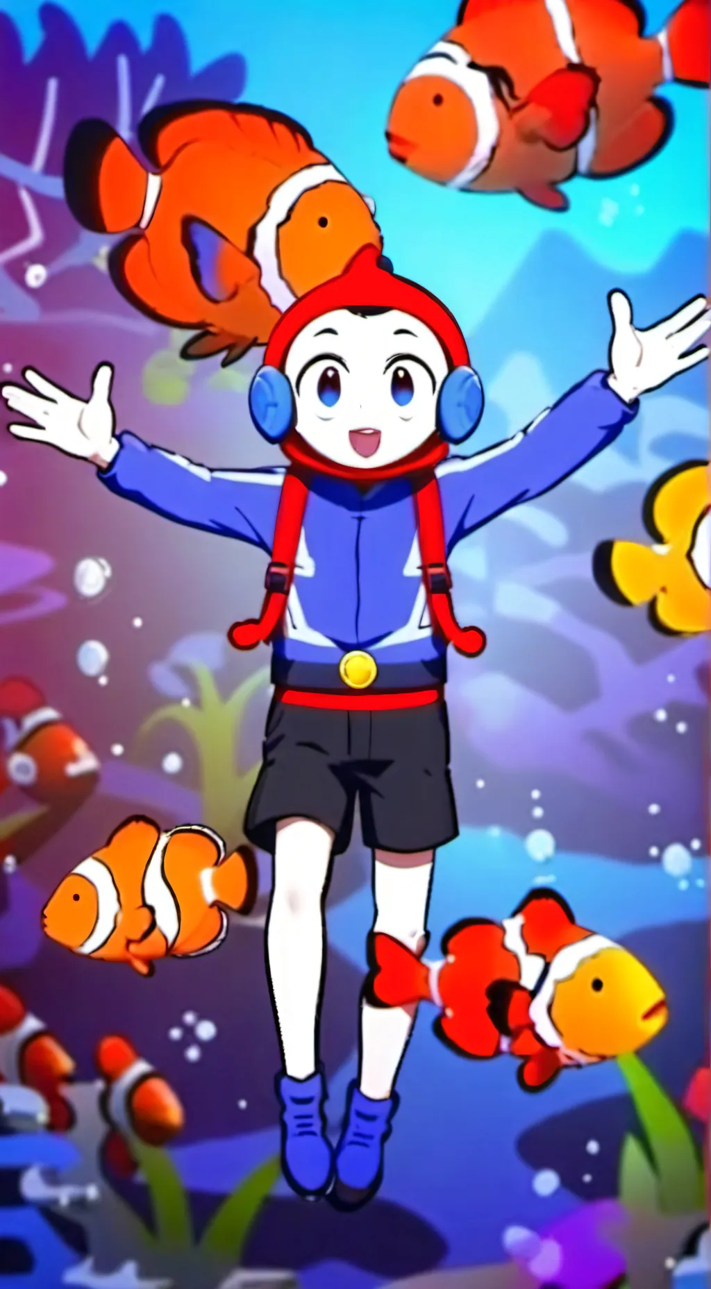 ai character: someone fishy🇮🇹 background