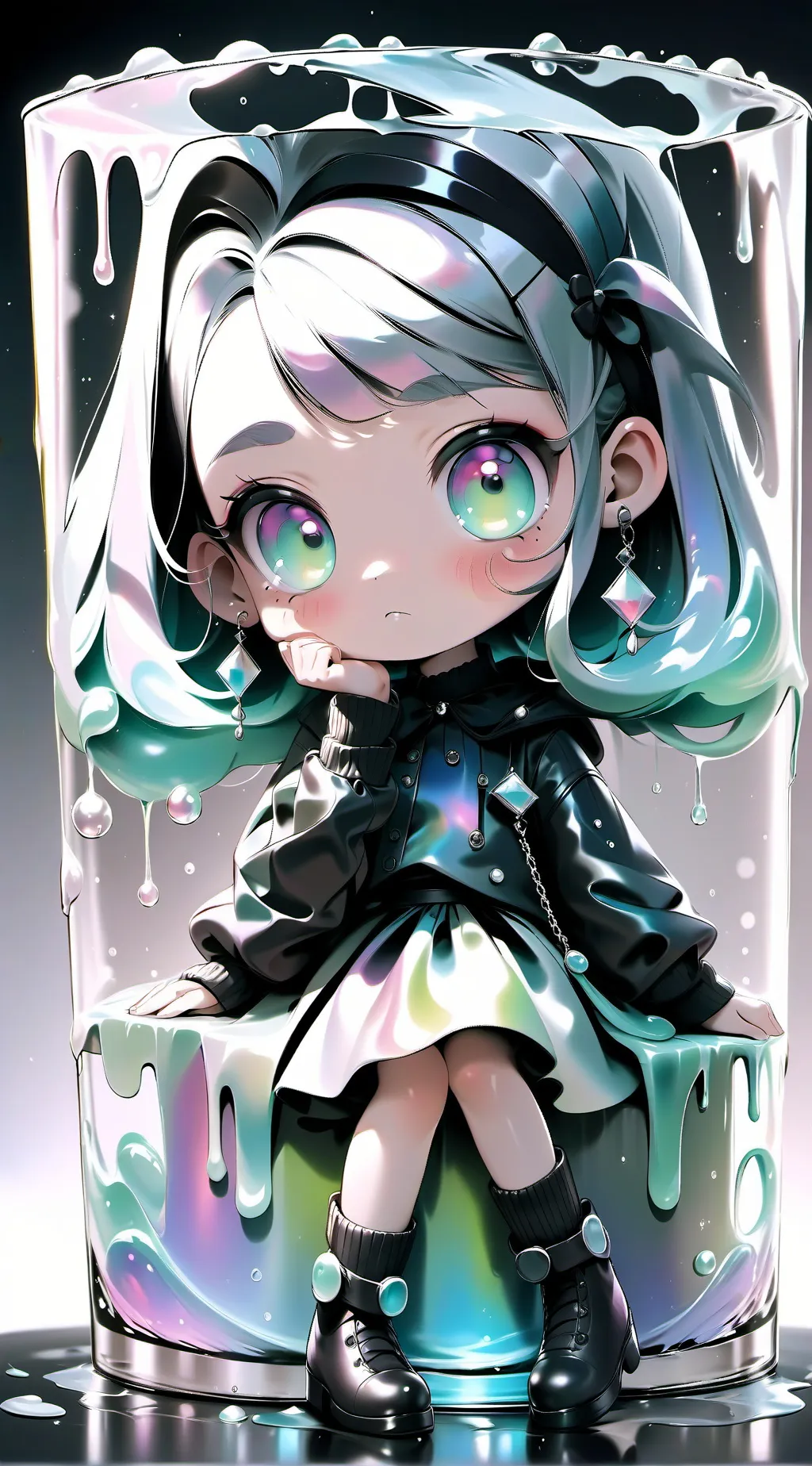 ai character: melody  background
