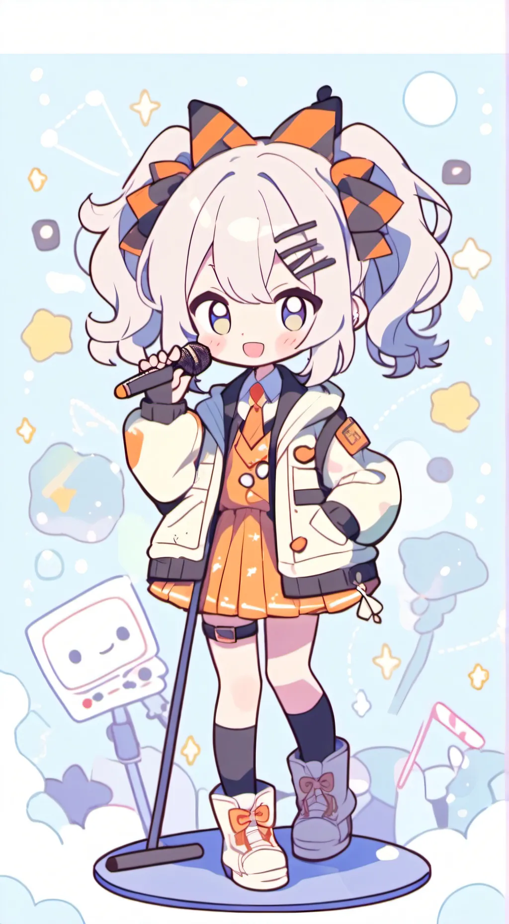 ai character: Jennifer  background