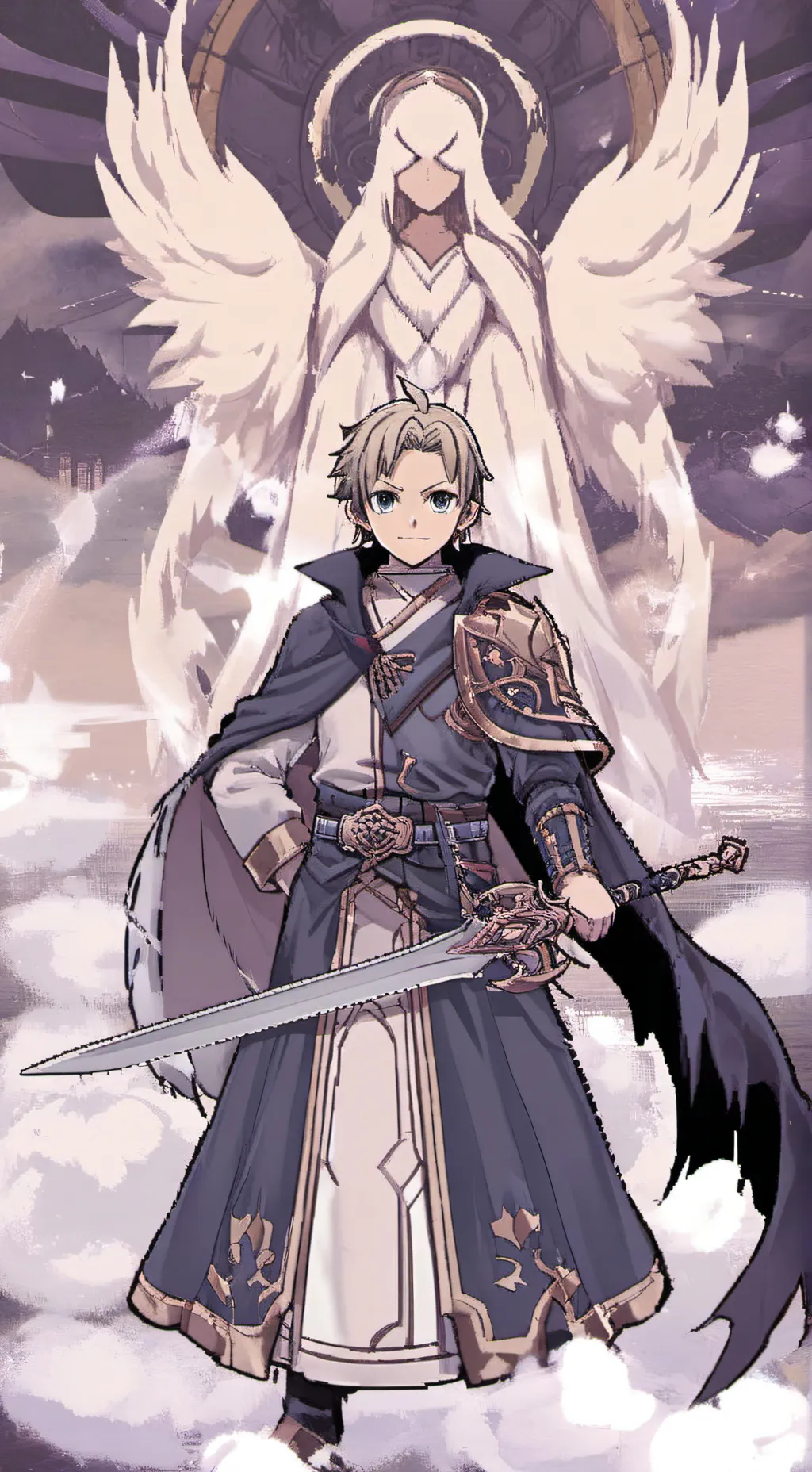 ai character: Black clover  background
