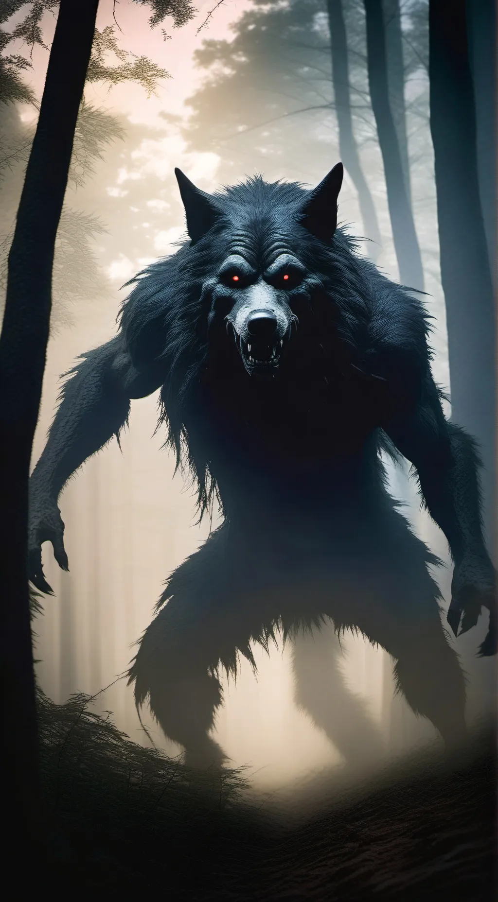 ai character: Cajun Werewolf  background