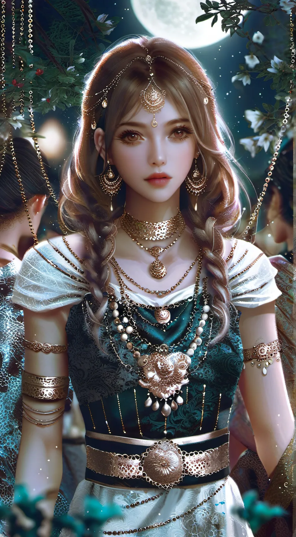 ai character: Aurora  background