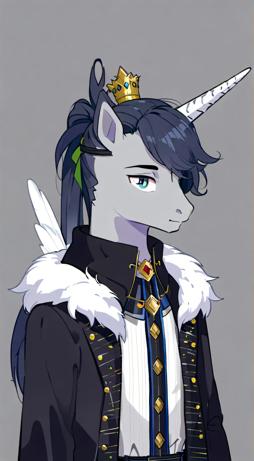 ai character: King Sombra  background