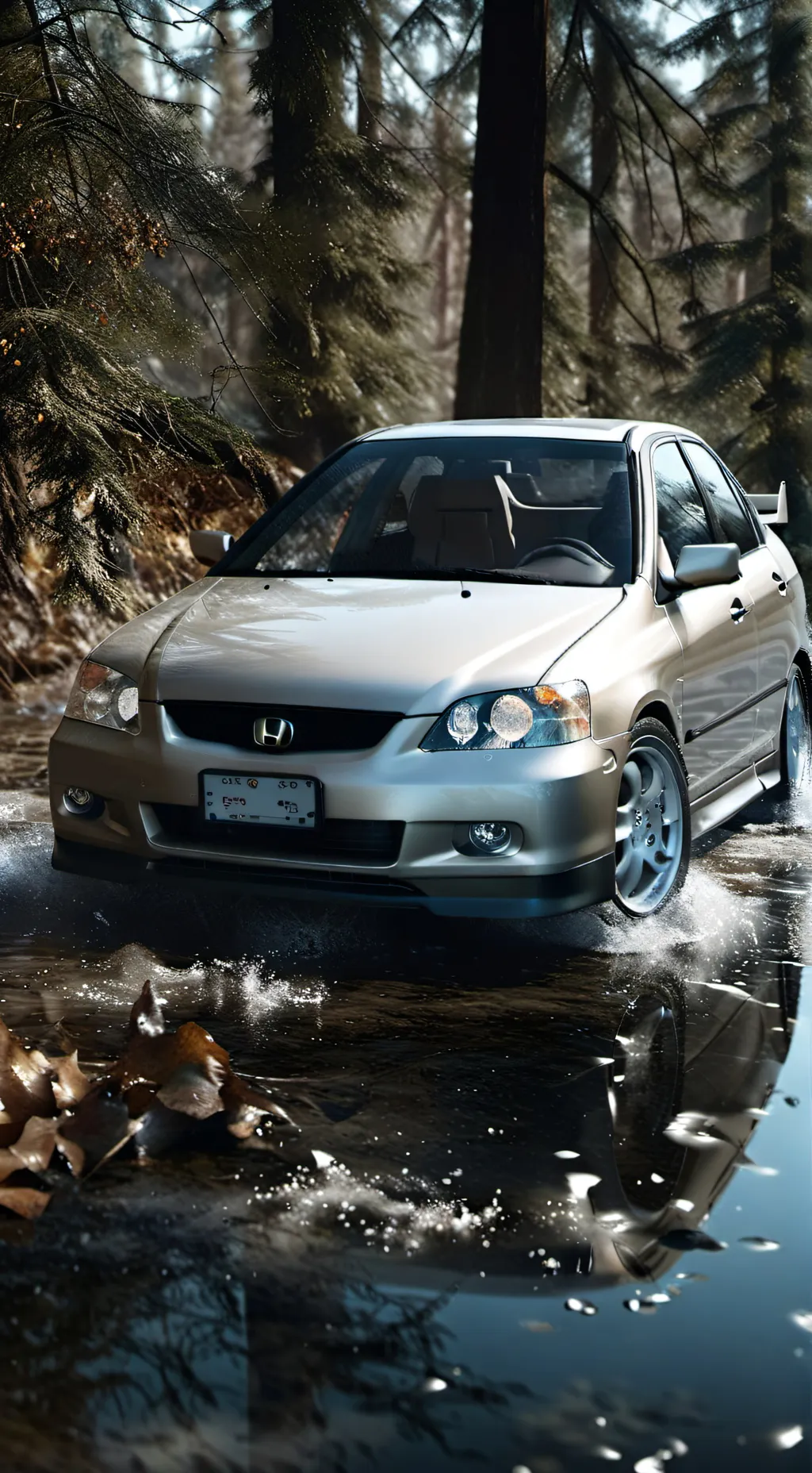 ai character: 2005 Honda Civic background