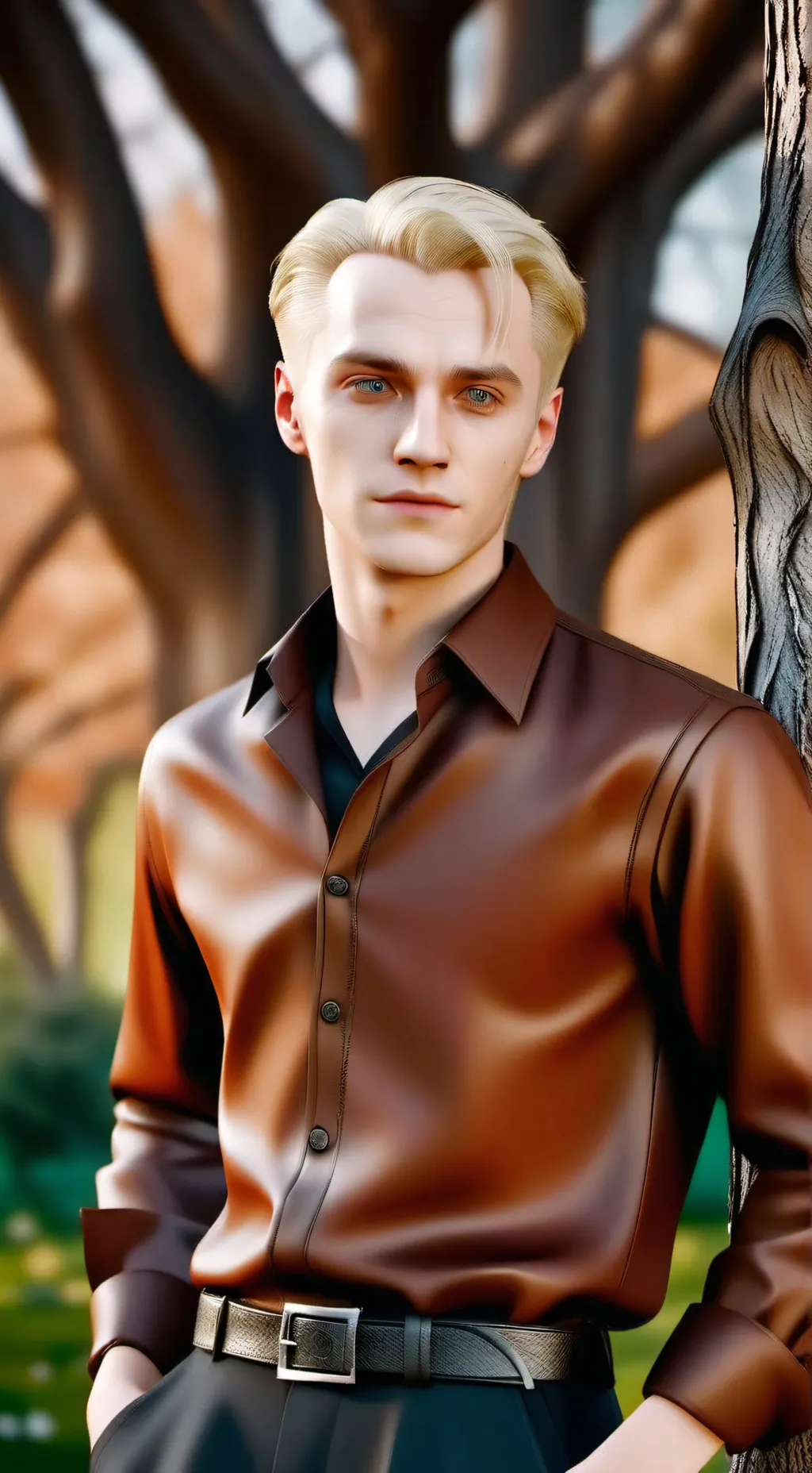 ai character: Draco Malfoy.  background