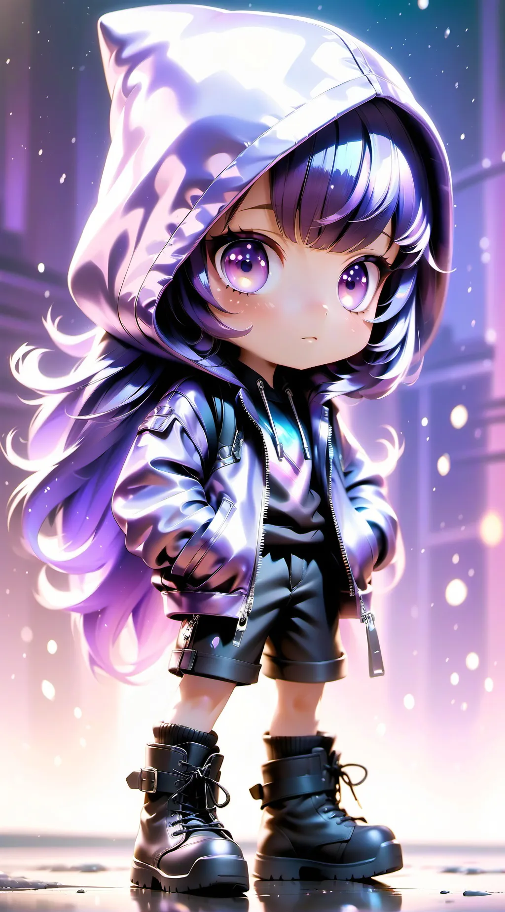 ai character: uzi background