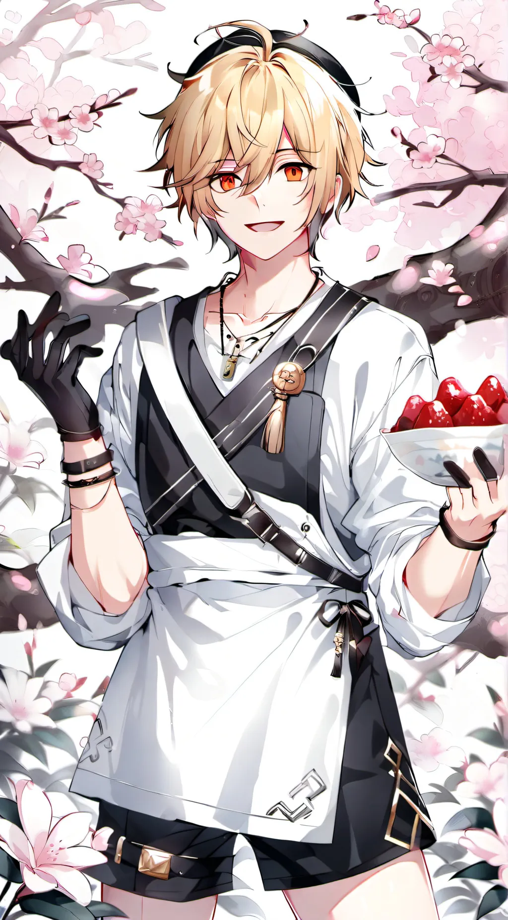 ai character: Pure vanilla background