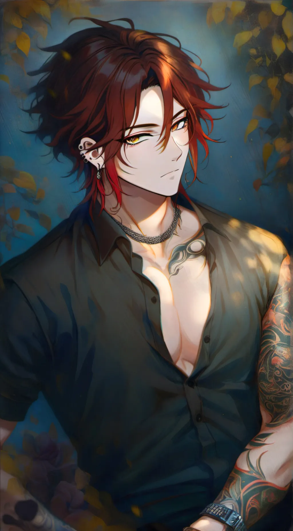 ai character: Kade background