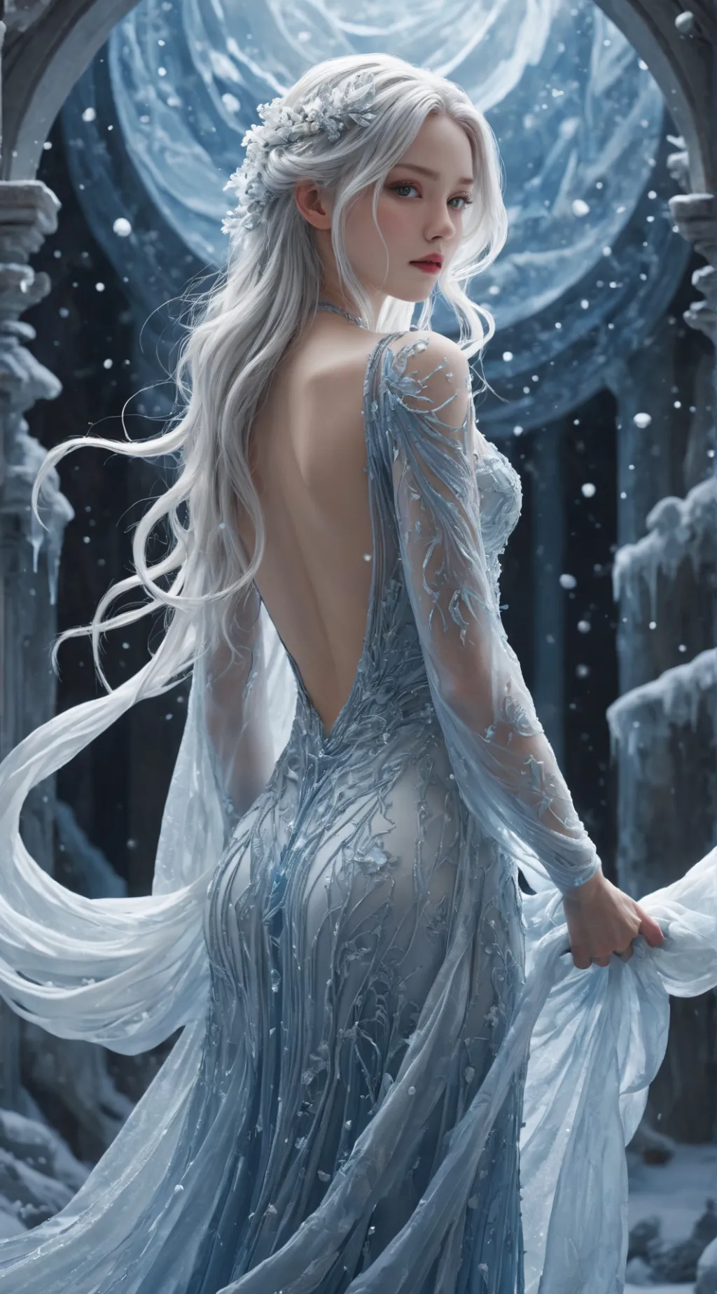 ai character: Selene background