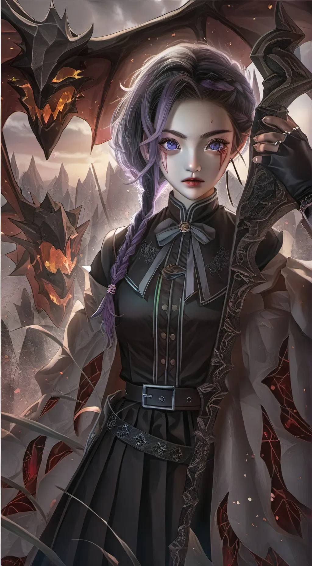 ai character: Rumi angst background