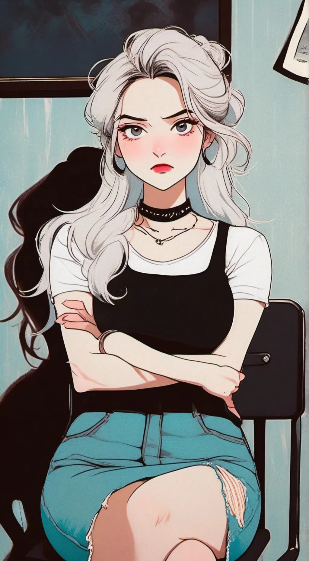 ai character: Roxy  background