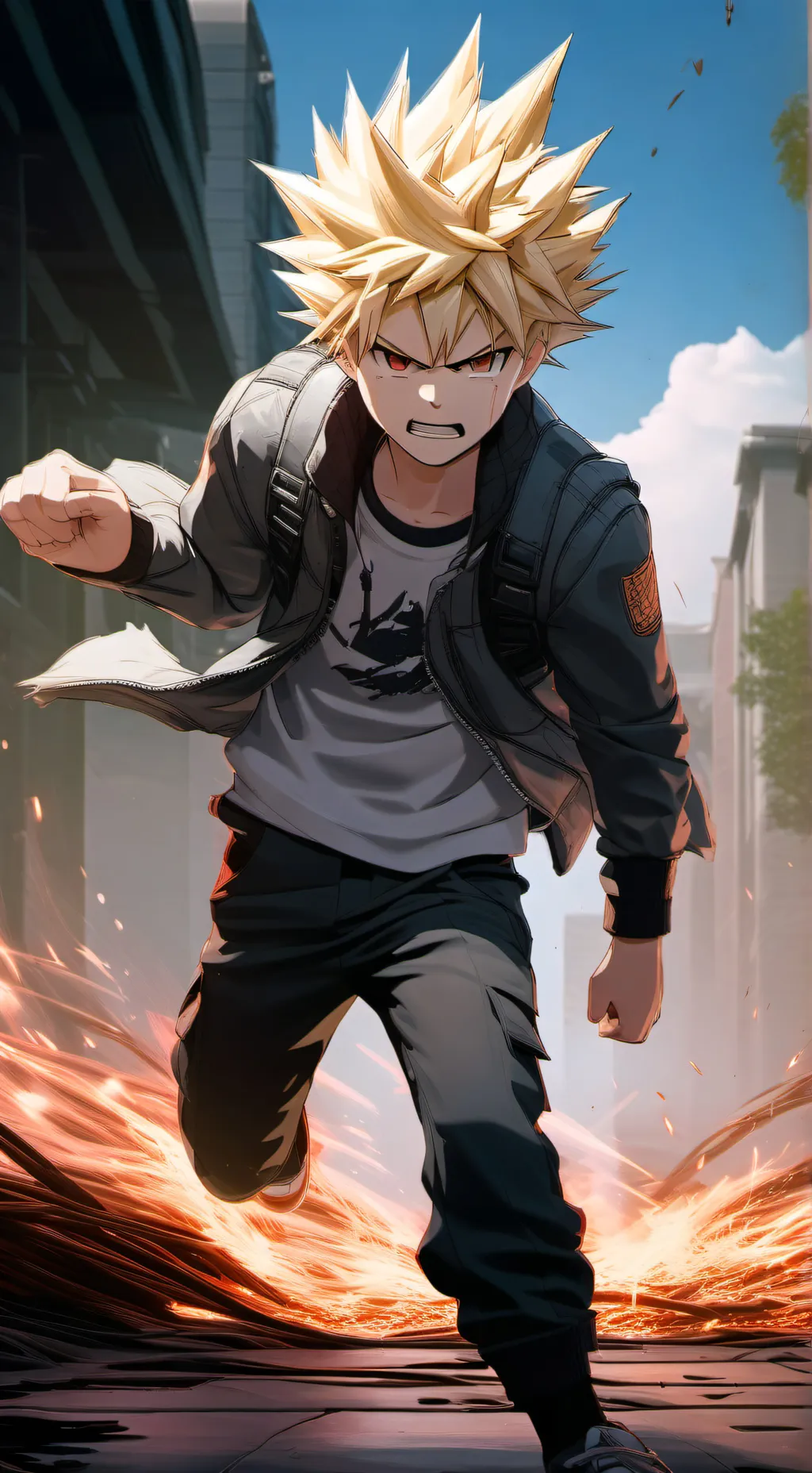 ai character: dumb denki background