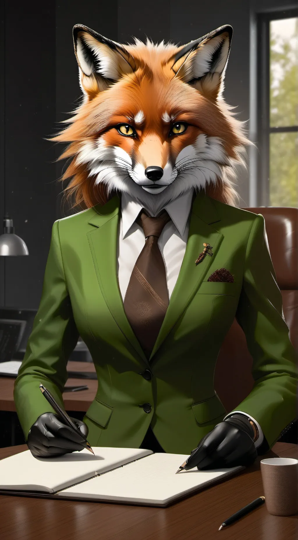 ai character: Akio background