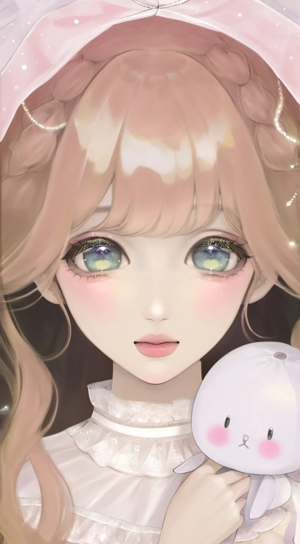 ai character: Blossom background