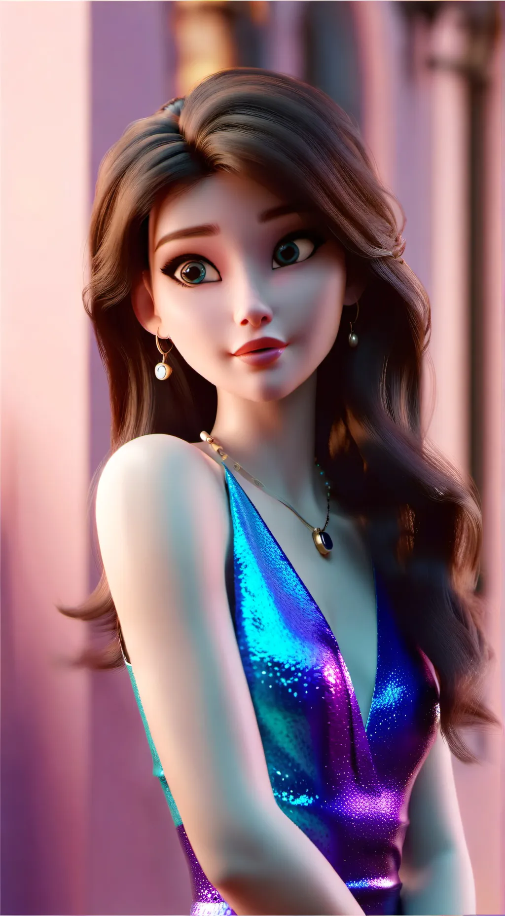 ai character: Angela background
